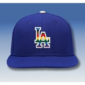 Los Angeles Dodgers 2024 Pride Night On-field Fitted New Era 59fifty Hat 7 3/4